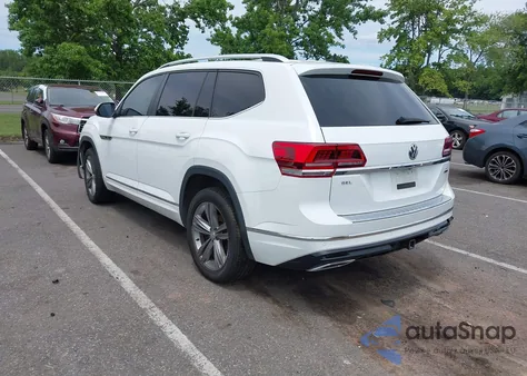 2019 Volkswagen Atlas 3.6L V6 Sel R-Line z USA, uszkodzony, nr VIN 1V2RR2CA0KC614026